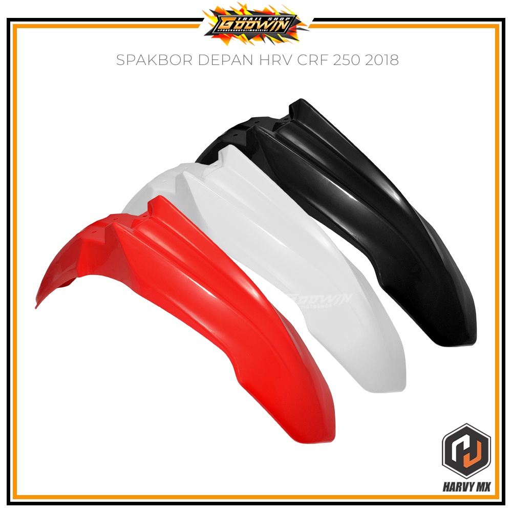 Sparkboard Spark Spakbor Slebor Depan HRV CRF 150L 2018 / 250 / 450R New Hitam Merah Putih CRF 150 L