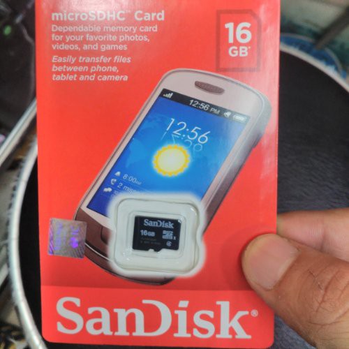 Micro SD 16GB Original Sandisk