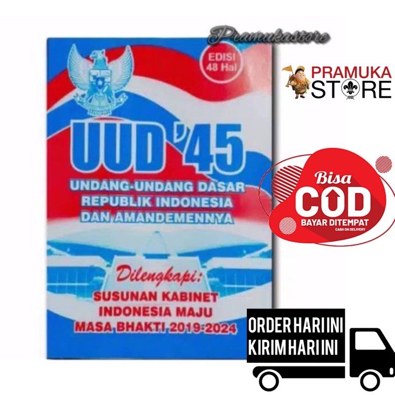 Jual (1kg=65pcs) BUKU UUD 1945 - Buku Undang-undang Dasar Negara ...