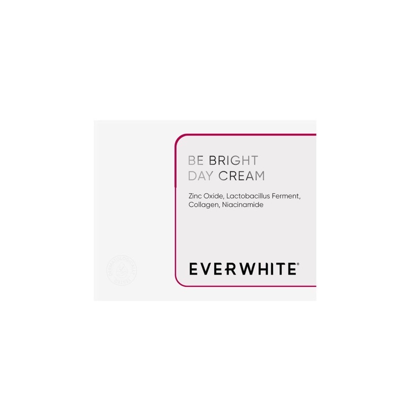 [ORI] Everwhite Be Bright Day Cream dengan Kandungan Kefir dan Collagen Melembutkan Wajah Putih Mulus l 15ml BPOM ORIGINAL