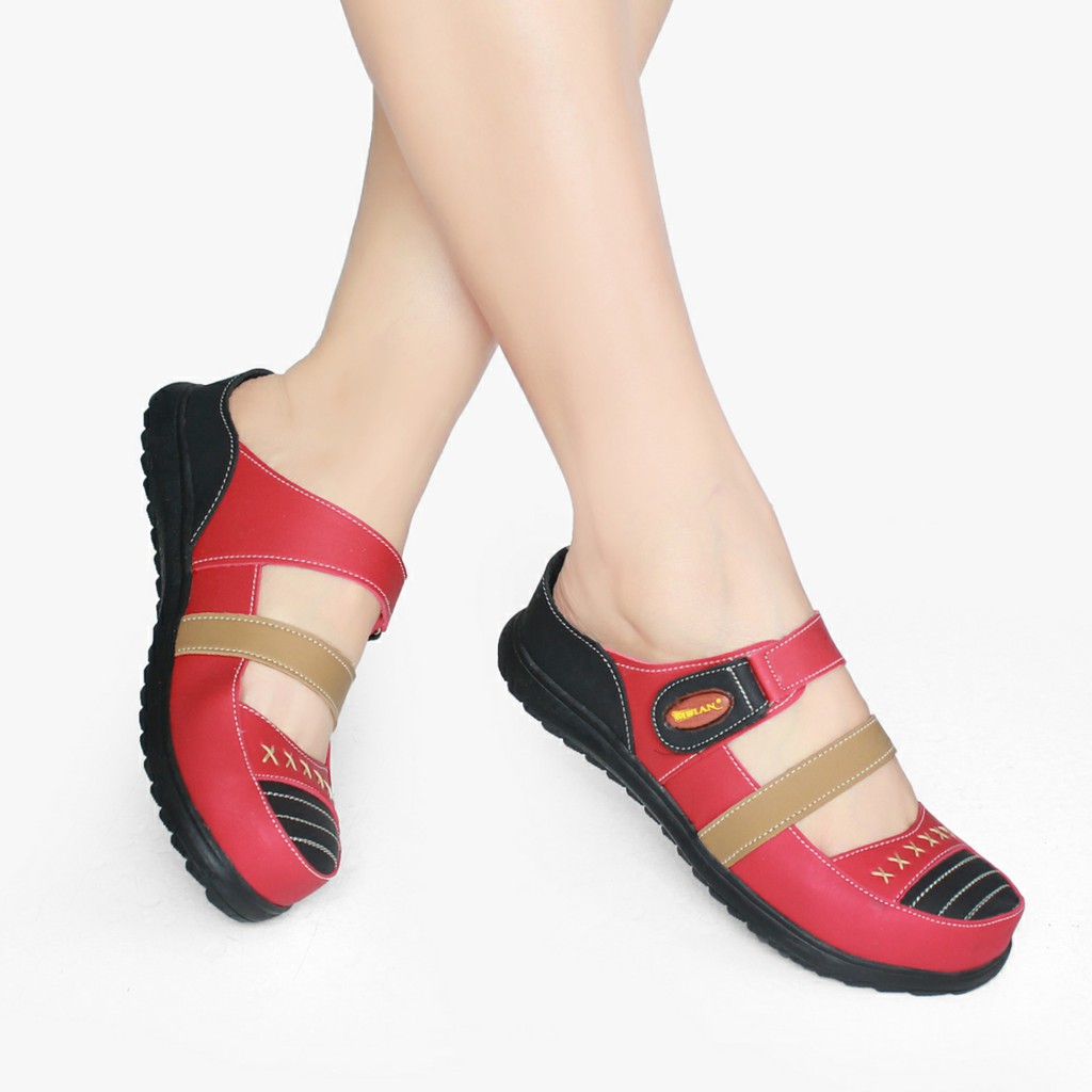 SEPATU SANDAL MULES WANITA TERBARU KEKINIAN MURAH SENDAL SELOP PEREMPUAN DEWASA FLAT SEDAL SLOP CEWEK CASUAL SANTAI SADAL CEWE SLOP SLIDE SNDAL IBU IBU2 PESTA KONDANGAN KASUAL LUCU FLIP SLIP SHOES KARET KULIT SANTAI GRATIS ONGKIR COD ORIGINAL MULAN NCB167-Merah