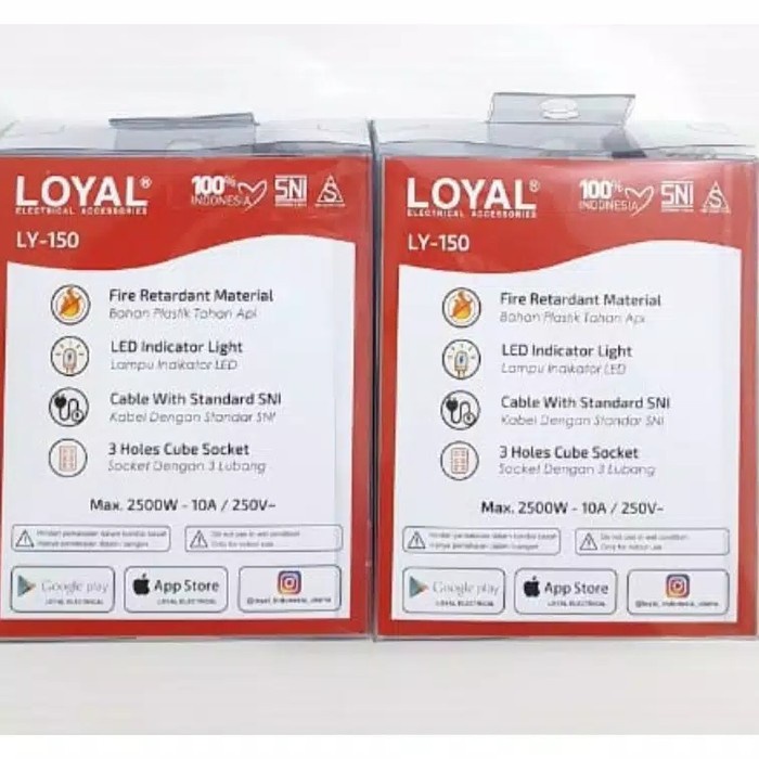 Loyal LY-150 Kabel Roll Travel 3 Meter Original - box kabel ly 150