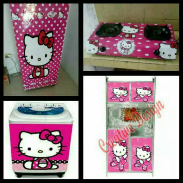 Set, stiker kompor, kulkas, mesin cuci,dan rak piring,terlaris,harga murah