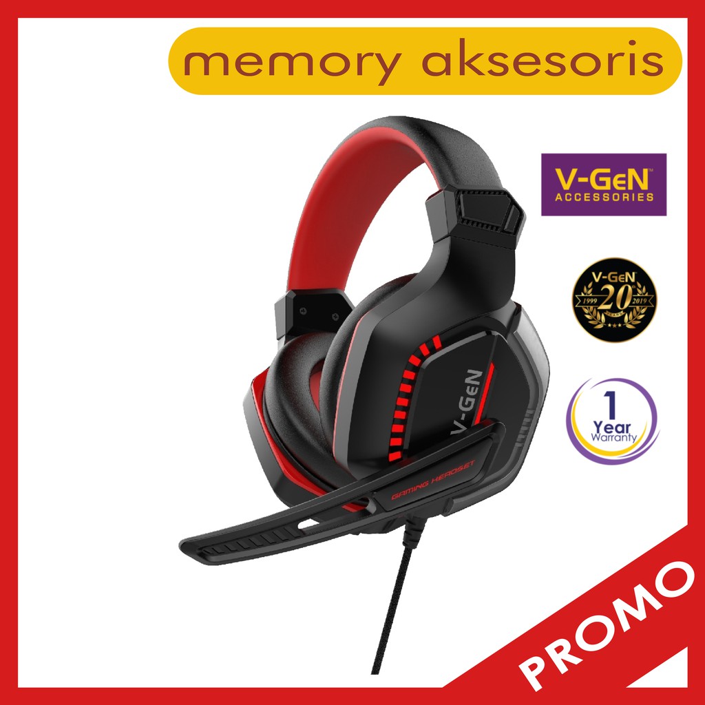 VHD1-02 Headset Gaming V-GeN HIFI Sound VGEN