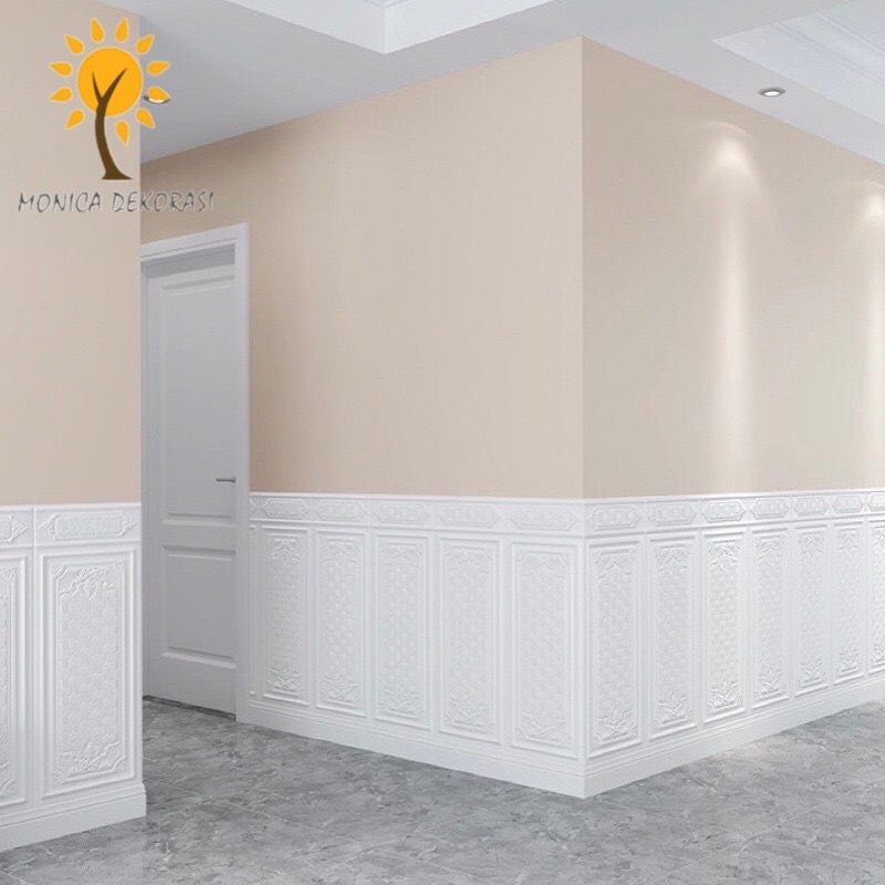 1 Wallpaper Dinding 3D Pola Pagar 70 x 90 CM Dekorasi Dinding Kamar Bagus-6