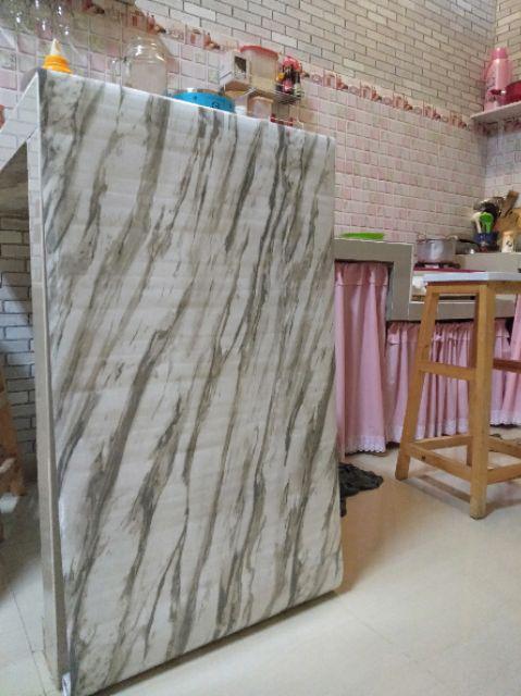 White Marble Premium Glossy Marmer Putih Wallpaper 60cmx5m Meter