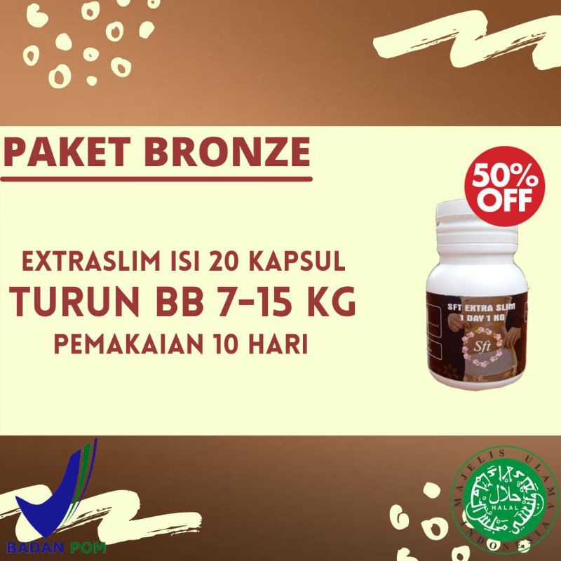 EXTRASLIM CAPSULES BRONZE