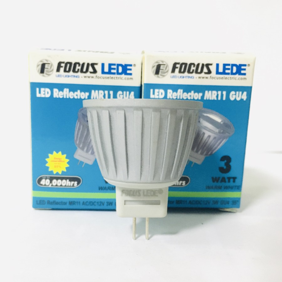 LED REFLECTOR MR11 GU4 3 WATT 12V WARMWHITE