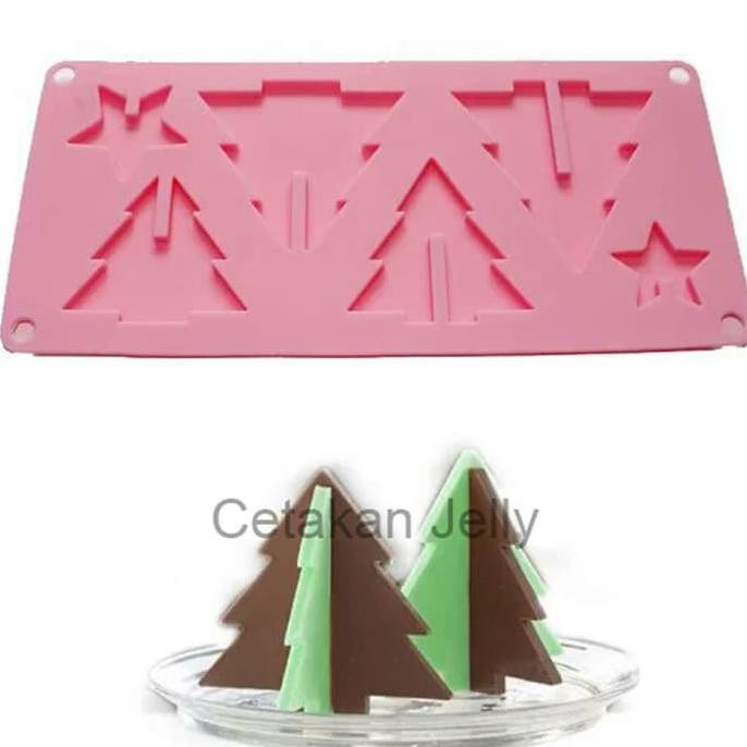 PROMO Cetakan Coklat Christmas Tree AT139