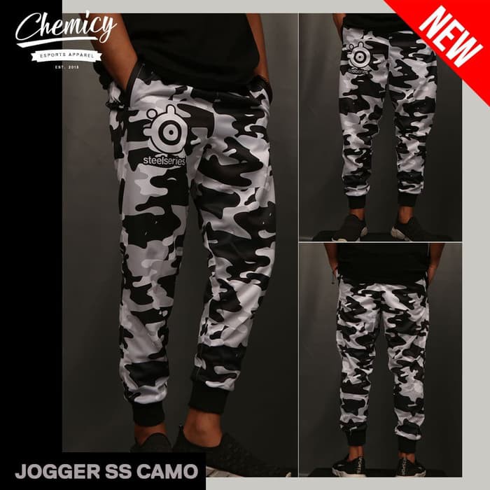 Steelseries Camo Jogger Gaming Pants / Celana Olahraga / Training