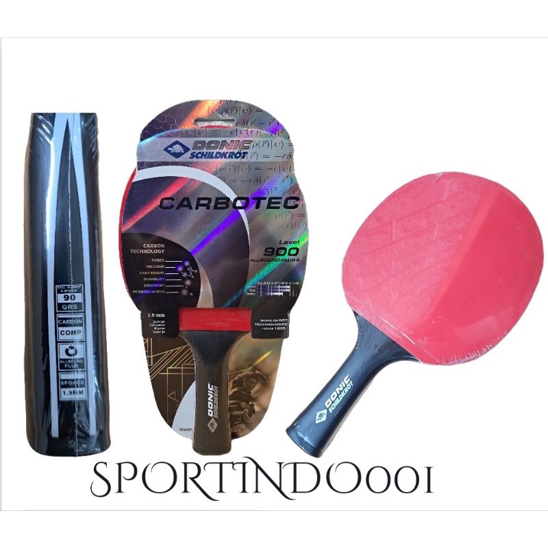 Donic Schildkrot Carbotec 900 Bat Ping Pong Tenis Meja