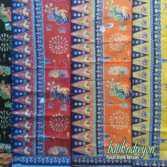 Sarung Pucuk Rebung Batik Betawi Ondel Ondel Ada Warna Pilihan Shopee Indonesia