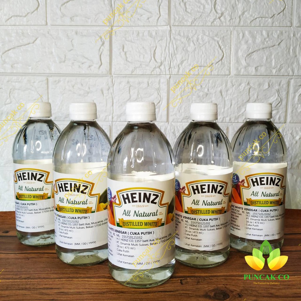 

Cuka Putih / Distilled White Vinegar Heinz 473 ML