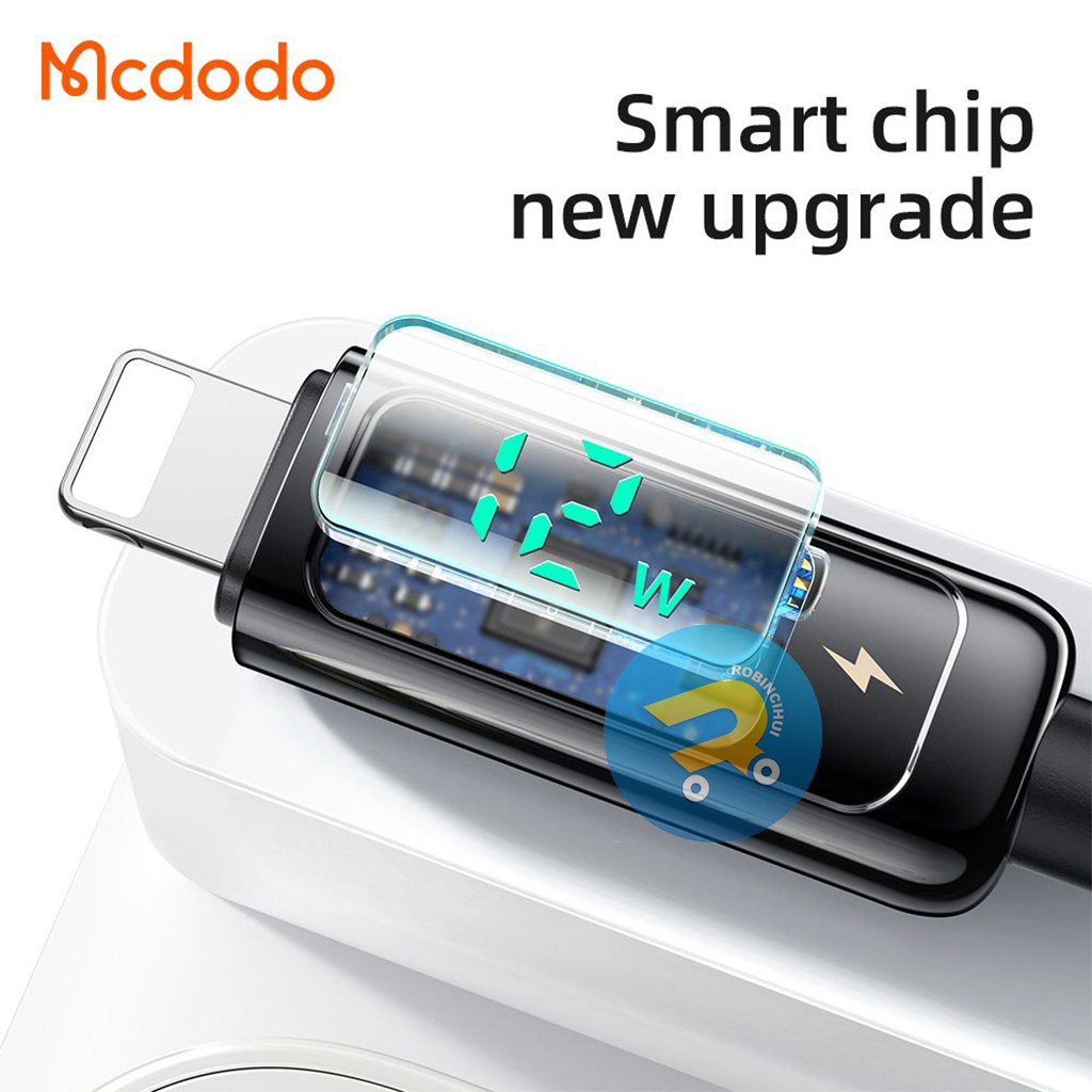 MCDODO Kabel Lightning Digital Display Pro Fast Charging 3A - Charger - Kabel Data Fast Charging - Charger Fast Charging –  Lightning Fast Charging - Kabel Charger ORIGINAL