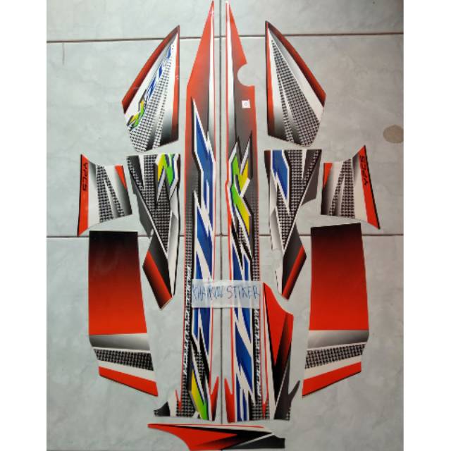 Striping fiz r 2004 hitam orange
