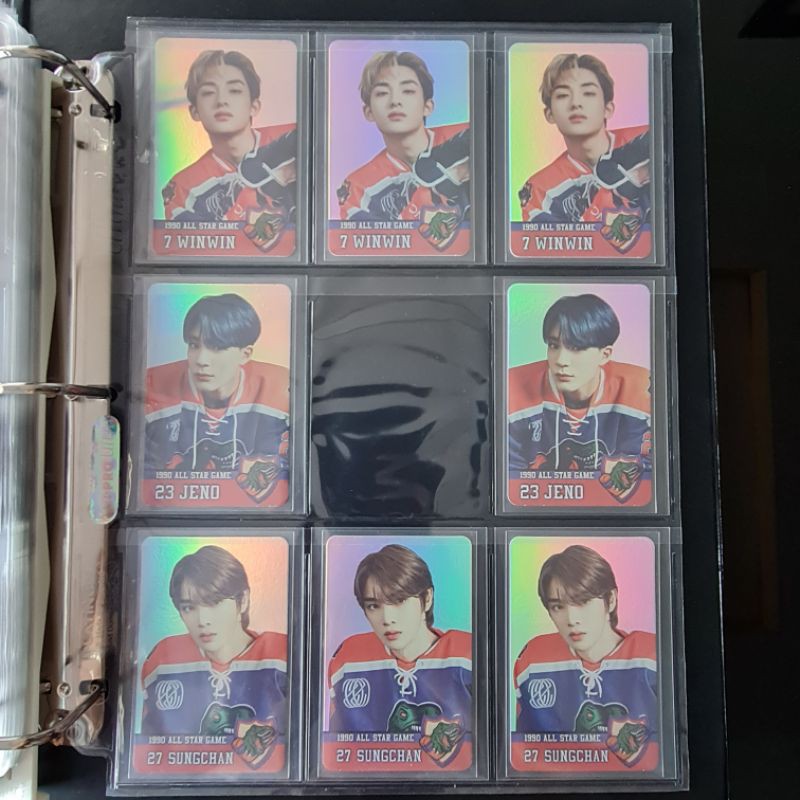 [READY] TRADING CARD 90'S LOVE WINWIN JENO SUNGCHAN HOLO NCT WAYV PHOTOCARD HOLO STANDEE