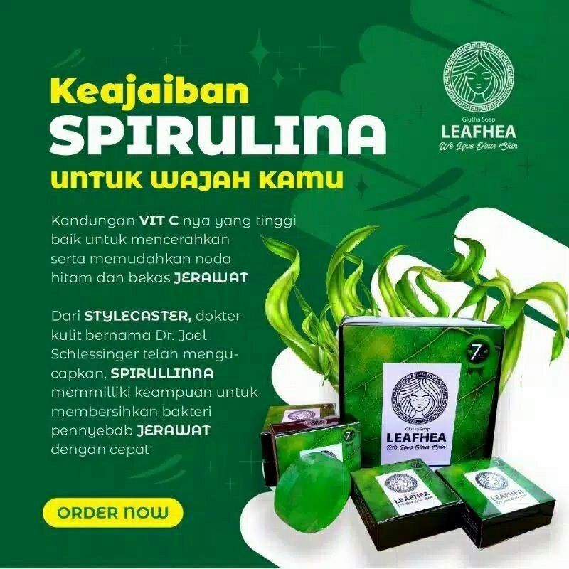 COD Sabun L e a f h e a Original - Sabun Kecantikan Wajah Sabun Pemutih Wajah