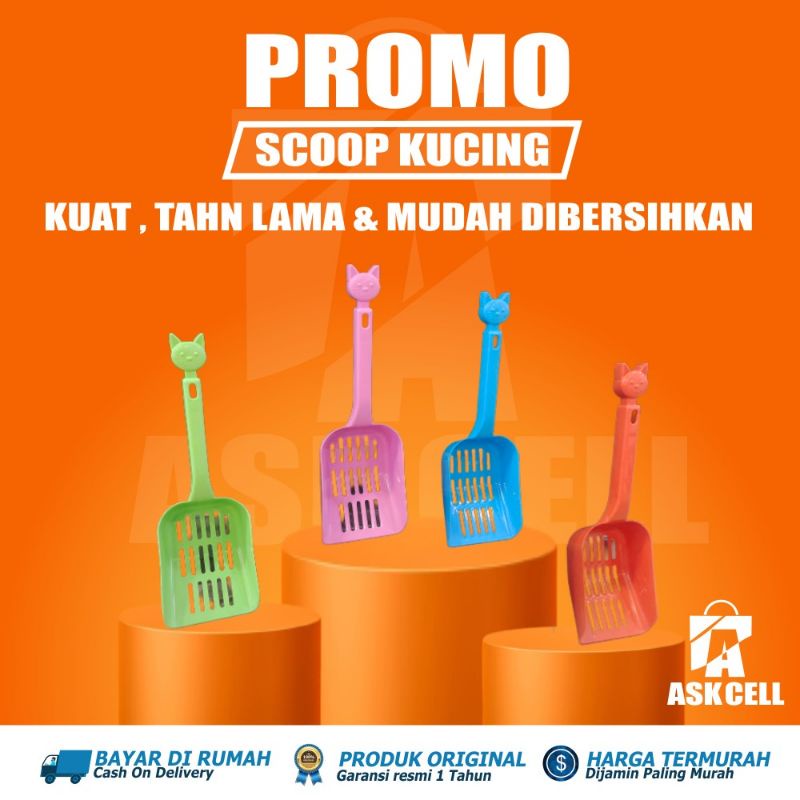 Serokan pasir kucing serokan kucing Sekop serok Kotoran Kucing Kitty 26 cm   Cat Litter Scoop Hello 