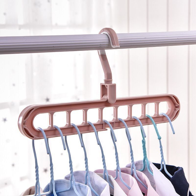 Magic Hanger Foldable Gantungan Baju Lipat Ajaib 9 in 1 Multifungsi