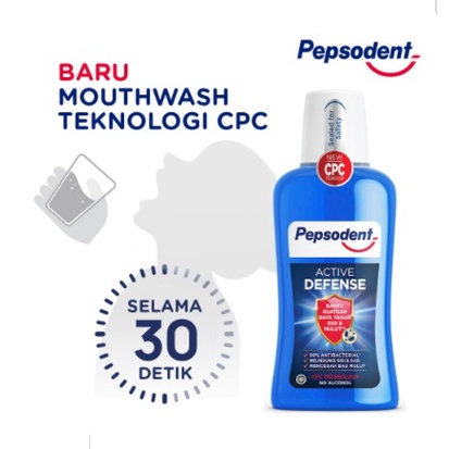 Pepsodent Expert Protection MountWash White Now 50ml obat kumur memutihkan gigi dan membunuh kuman bakteri bau tak sedap