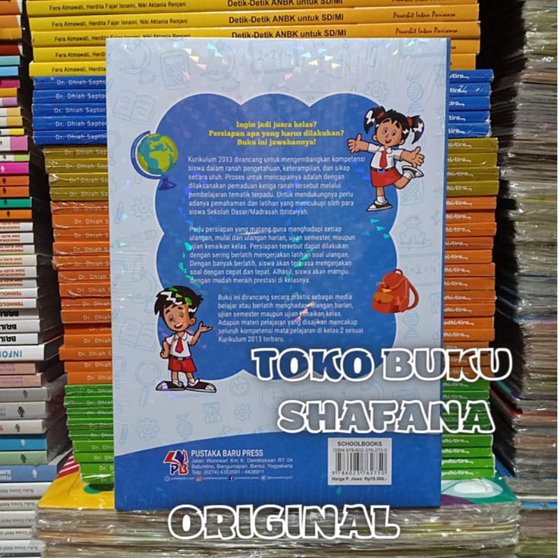 Buku Cerdas Ulangan Harian Tematik Kelas 2 SD/MI Kurikulum 2013 Pustaka Baru Press