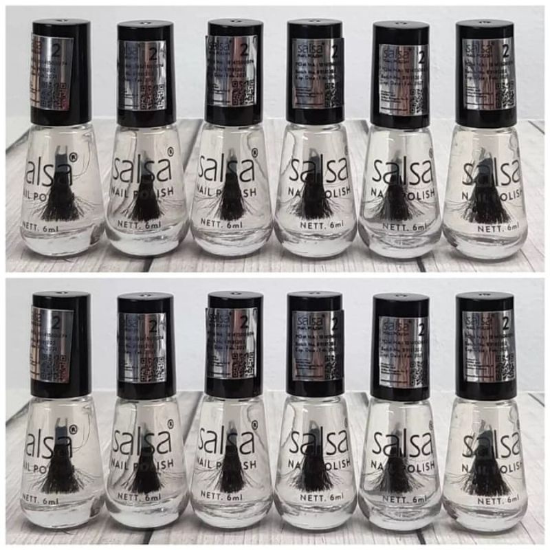 SALSA KUTEK Bening | Hitam | Matte | Glossy - Salsa Nail Polish