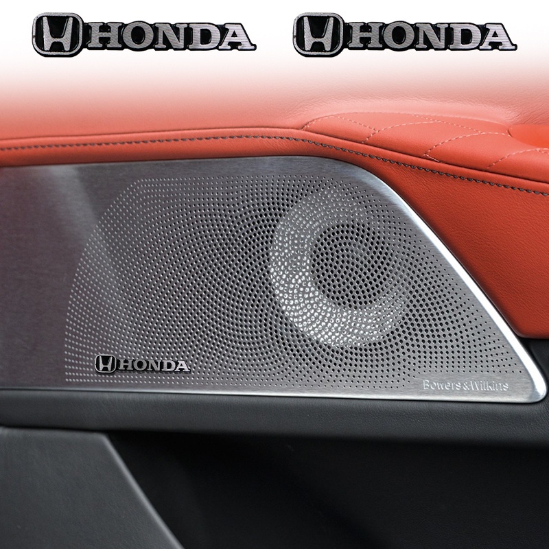 4 / 8pcs Stiker Emblem 3D Bahan Aluminum Untuk Speaker Audio Mobil Toyota