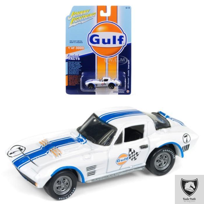 Johnny Lightning 1/64 1963 Chevrolet Corvette Grand Sport Gulf By Eastern