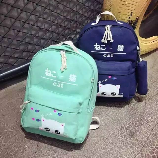 WHITE CAT - Tas Ransel Sekolah