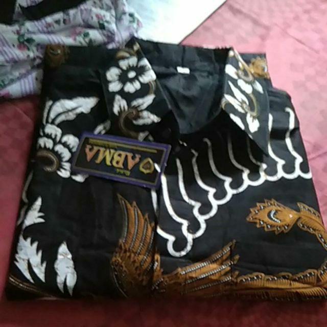 Bswart Batik Hrb026 Kenongo Hem Pendek Padi Pekalongan M L Xl Batik Pria Murah Modern Grosir