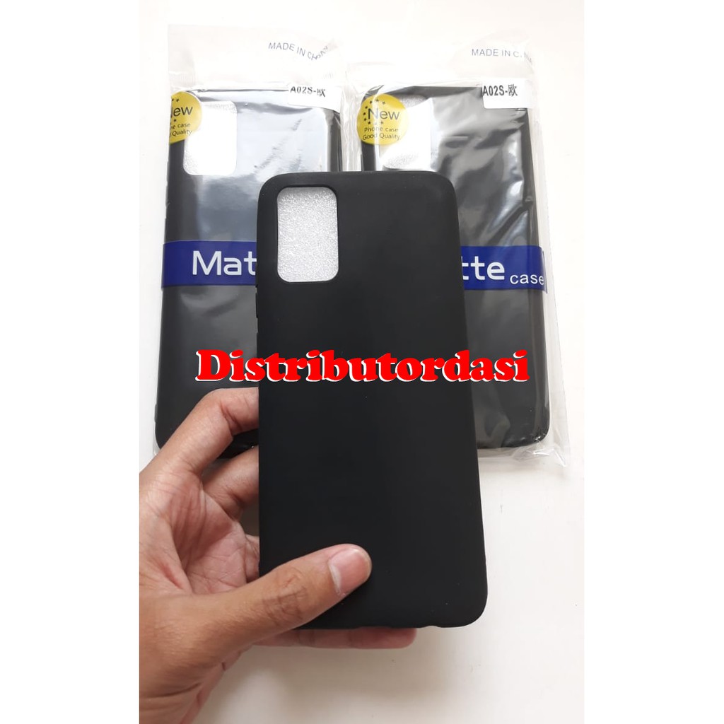 SOFTCASE CASE TPU SILIKON CASING KONDOM blackmatte case samsung a02s ready stok grosir