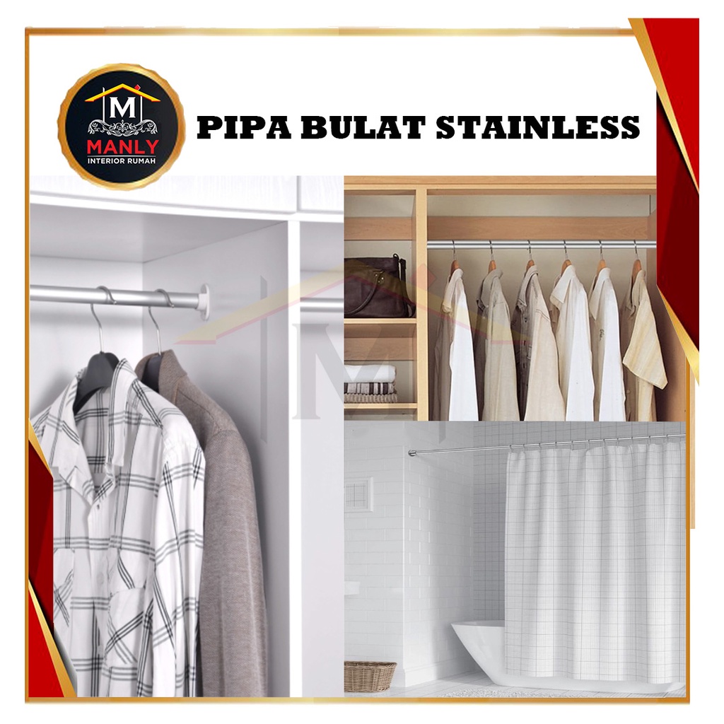 Pipa Stainless Steel / Pipa Bulat 1 inch (25mm)