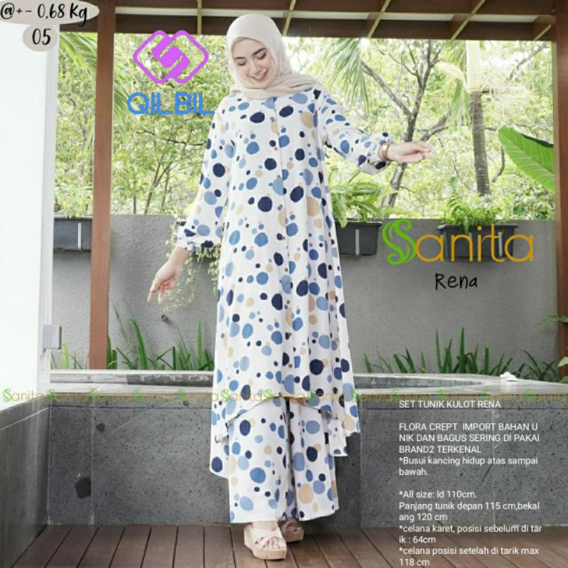 Sanita Set Tunik Kulot Rena