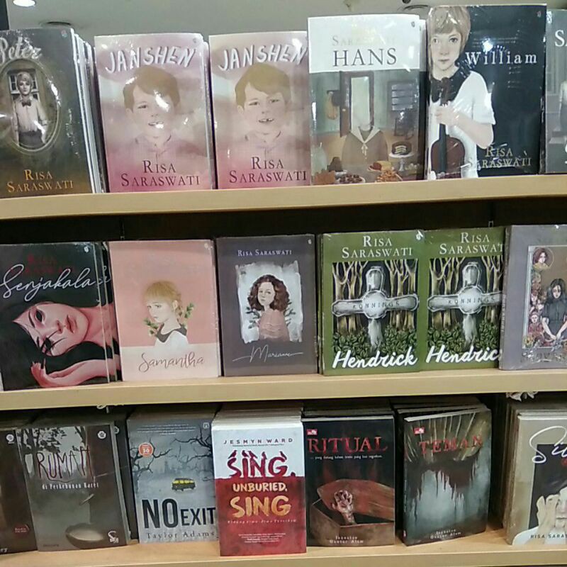 novel risa saraswati, peter, william, danur, samantha, marianne, hendrik