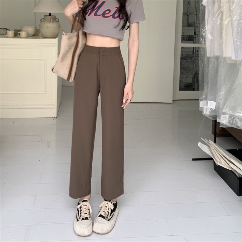 CELANA HW PANTS IMPORT BOYFRIEND HIGHWAIST WANITA MX889