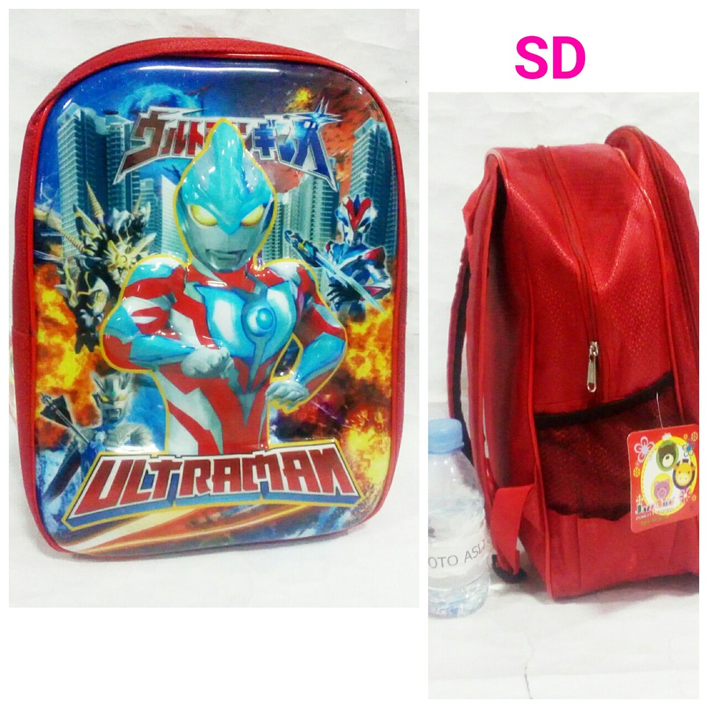 Tas Ultraman Gambar Timbul 3d Bagpack Urutoraman Ransel Laki