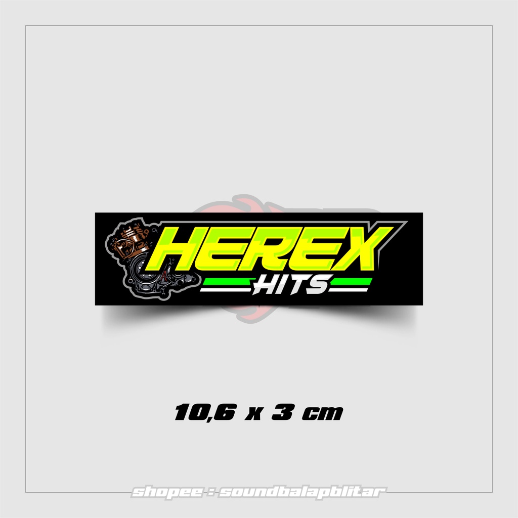 Stiker Herex Racing Vynil Bijian Anti Air loss ra rewel soundbalapblitar