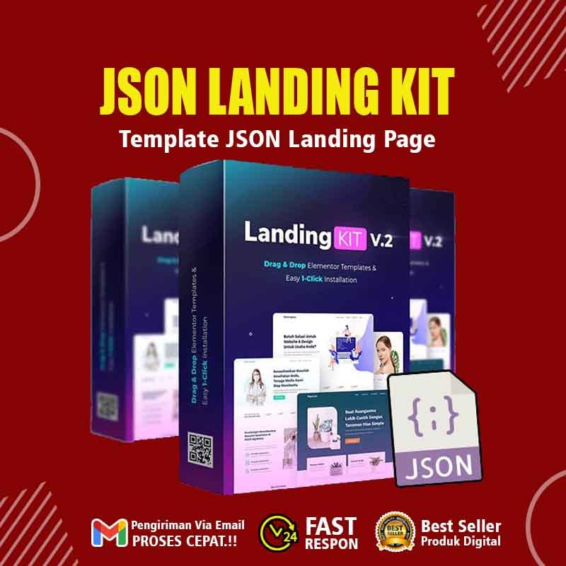 Landingkit JSON Template Wordpress | Landing Page Terbaik No.1