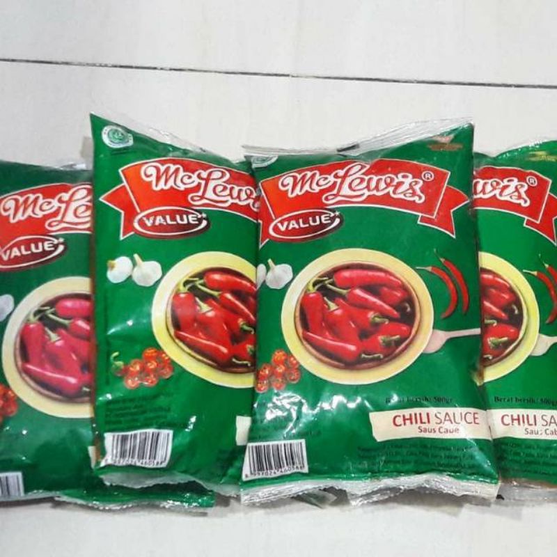 

Saos Cabe Bantal Mc Lewis 500 gr saos baso cilok cilor bisa bayar di tempat