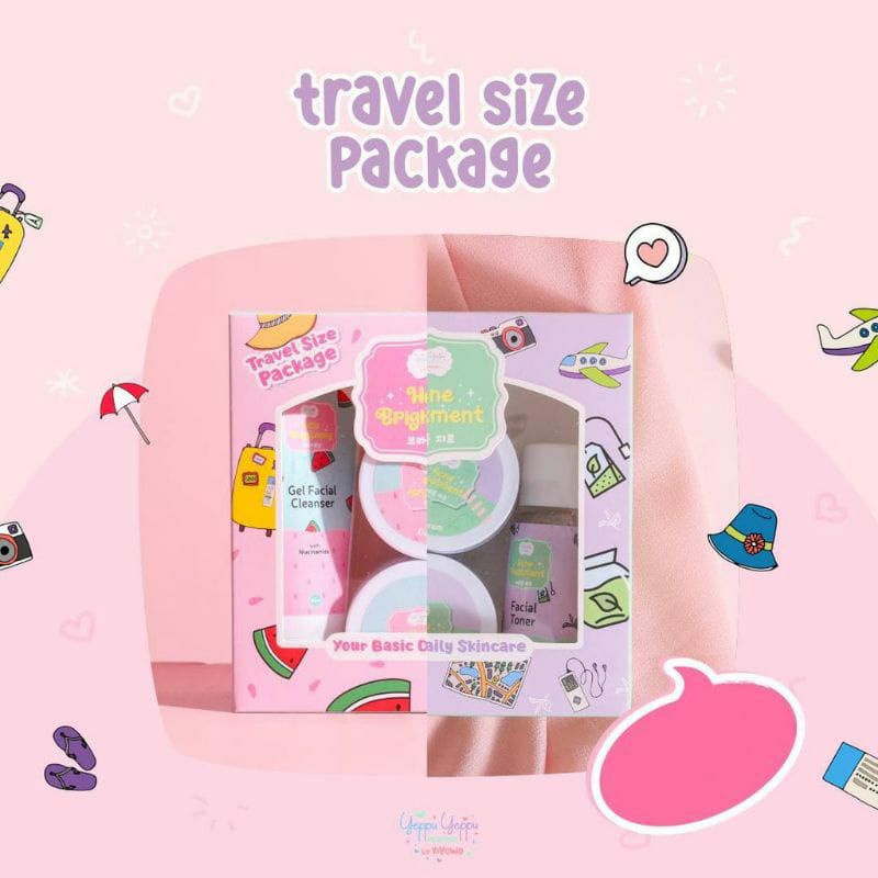 [READY] PAKET SKINCARE TRAVEL SIZE YEPPU-YEPPU BY KIYOWO ORIGINAL BPOM