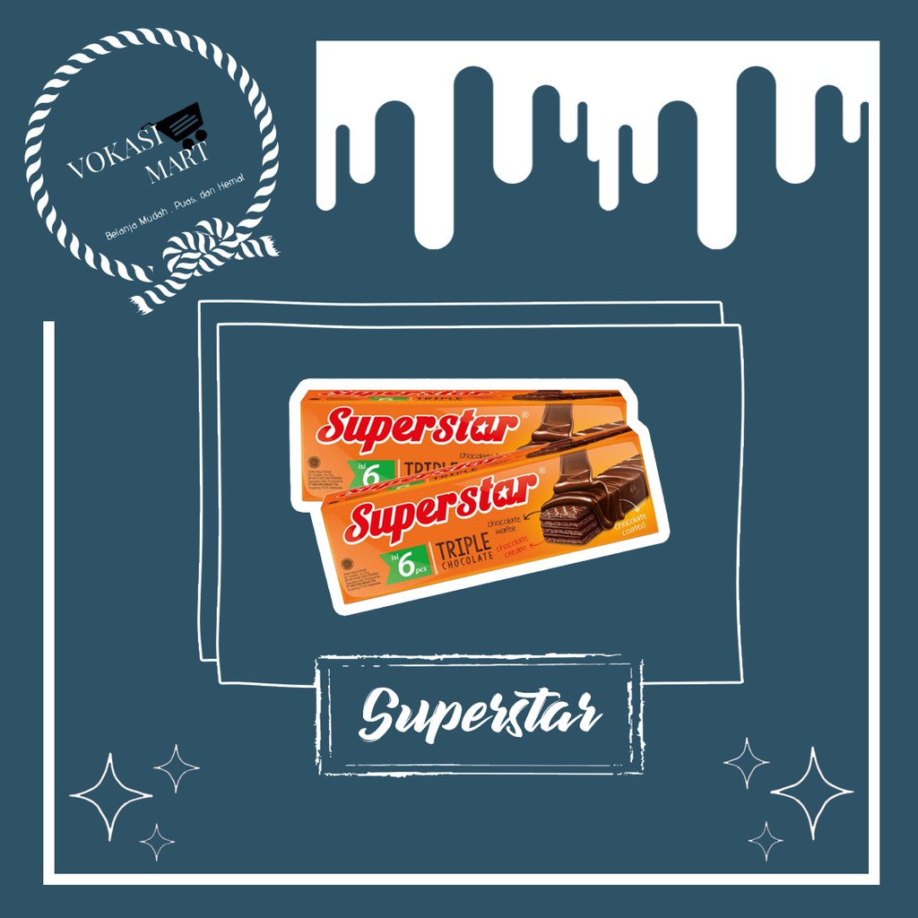 

Superstar Wafer Triple Chocolate