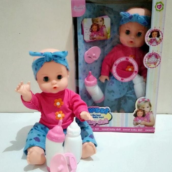 Sweet Doll Botak Boneka Mainan Baby Gingunram