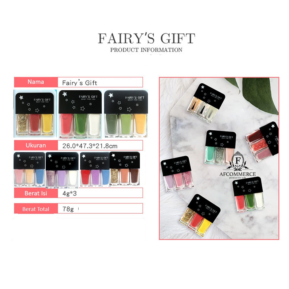 NGABISIN STOCK KUTEK PAKET 3 IN 1 FAIRY'S GIFT  HALAL KUTEK  KUTEX KUTEKS (TANPA BOX)