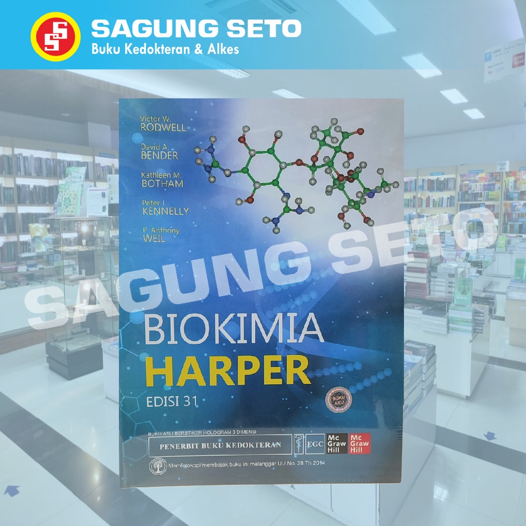 Jual BUKU Biokimia Harper Edisi 31 / BIOKIM - RODWELL | Shopee Indonesia