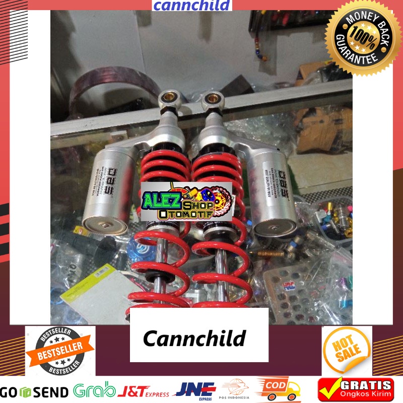 Shock dbs yss pcx nmax ulir merah tabung silver [Termurah Produk Original]