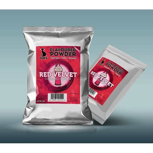 

TOM'S FLAVOURED POWDER red velvet1KG/BUBUK MINUMAN TOMS 1KG