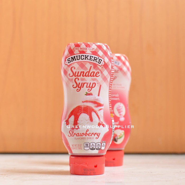 Jual Mko-106 Smuckers Sundae Syrup Strawberry - 567G | Shopee Indonesia