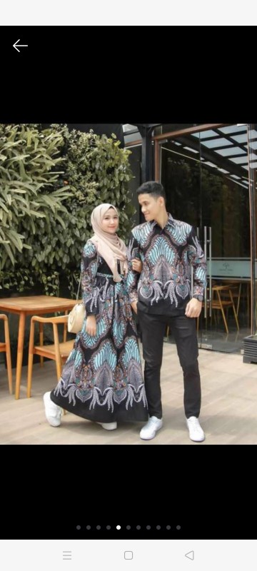Maura Couple - Sania Ruffle Batik Couple Ori Ndoro Jowi Dnt Garansi Termurah Shopee - Batik Couple