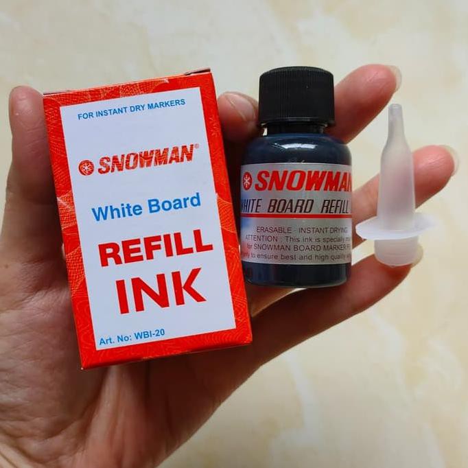 

Snowman Refill Ink Whiteboard - Hitam Dwija522 Ayo Beli