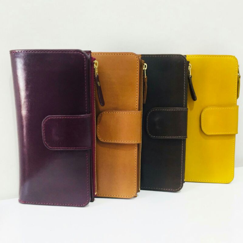 Dompet Wanita Kulit Asli Viona Leather Wallet Shopee 